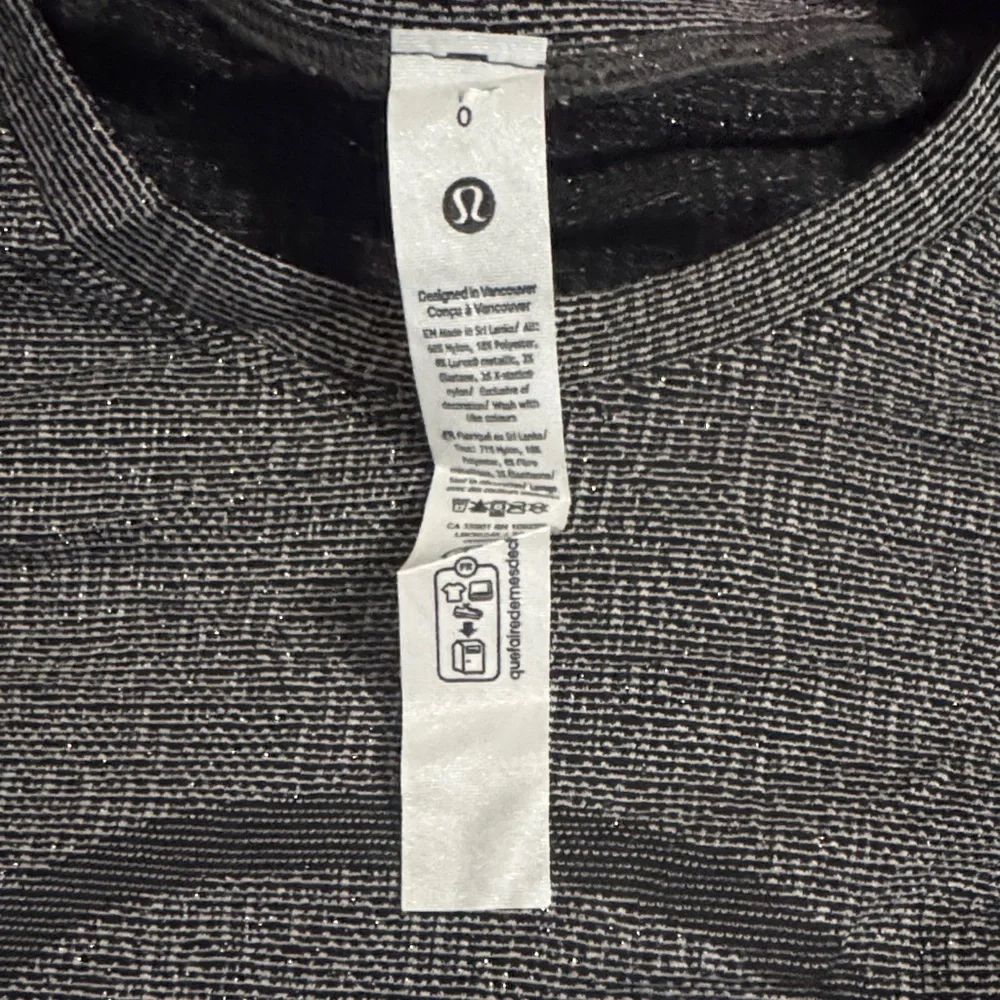 Lululemon Swiftly Tech Long Sleeve 2.0 Race length*Sparkle NWT 0 - Picture 10 of 12